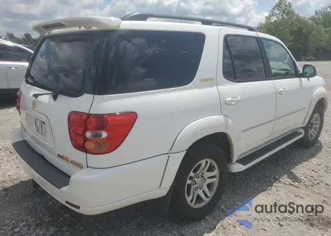 2004 Toyota Sequoia Limited z USA, uszkodzony, nr VIN 5TDBT48A74S211848